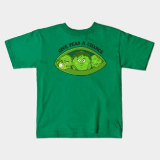 Give Peas a Chance Kids T-Shirt